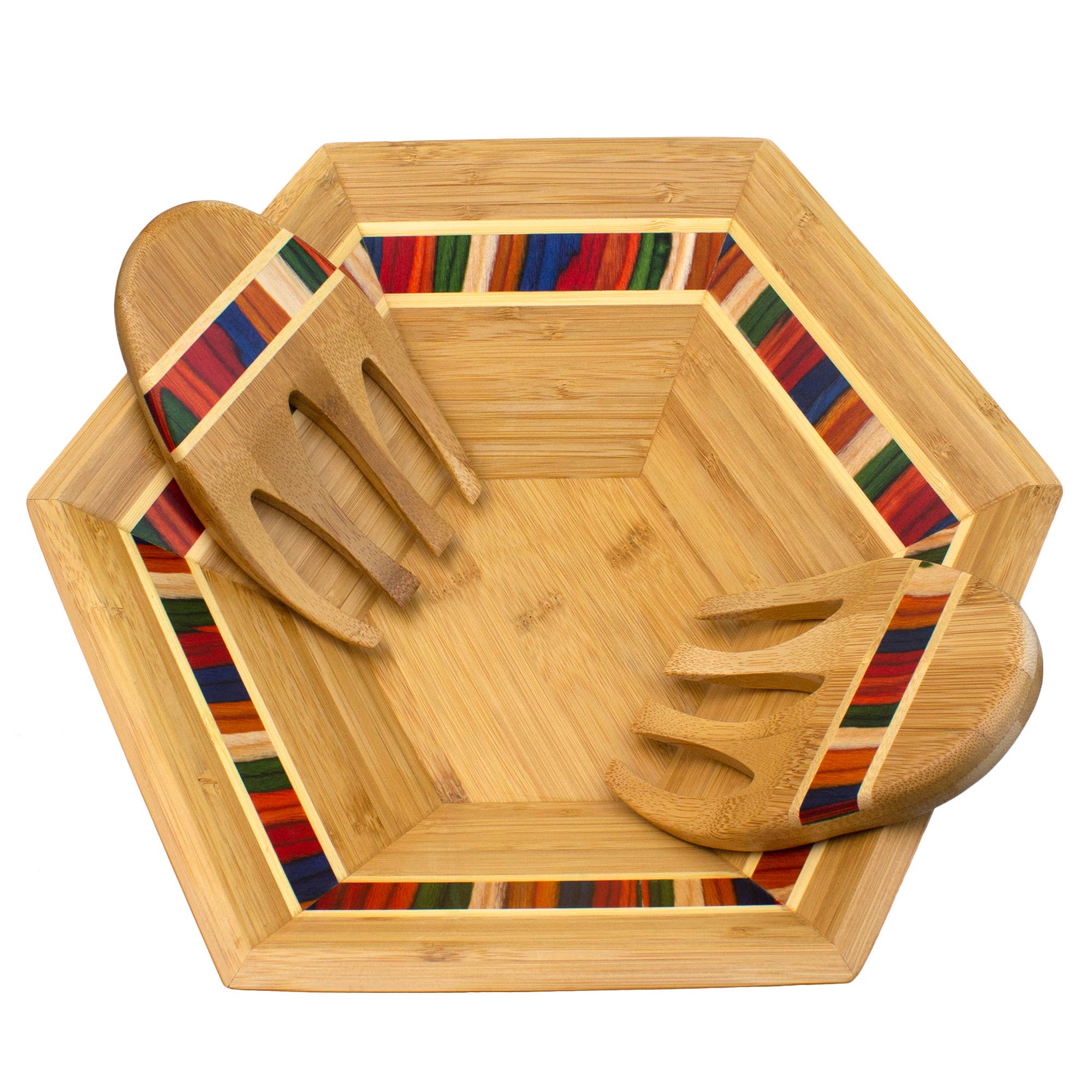 Totally Bamboo - Baltique® Marrakesh Collection Salad Bowl with Salad