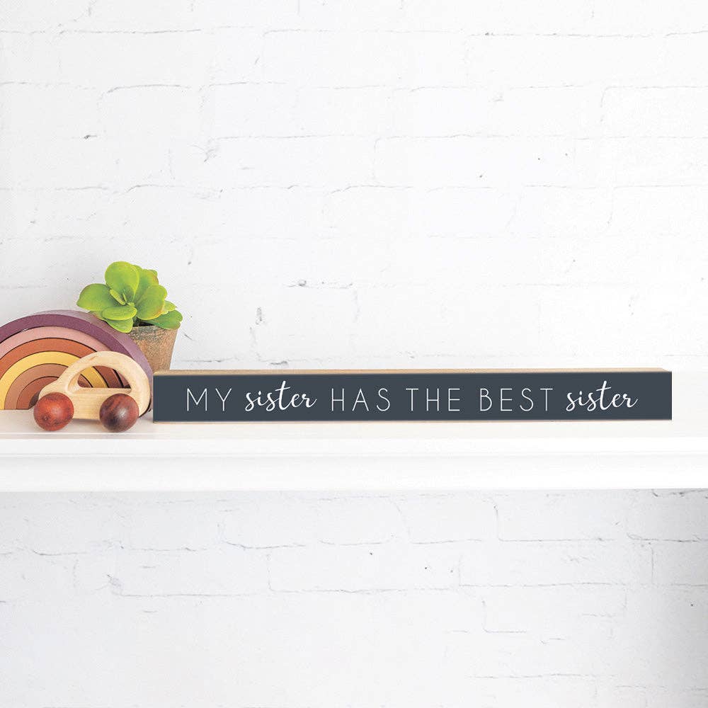 Rustic Marlin - Best Sister Skinny Sign