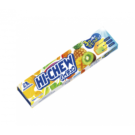 Morinaga, Hi-chew, Tropical Fruits Mix, 12 pcs as 1 pack