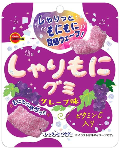 Bourbon, Sharimoni Gummy, Grape flavor, 57g