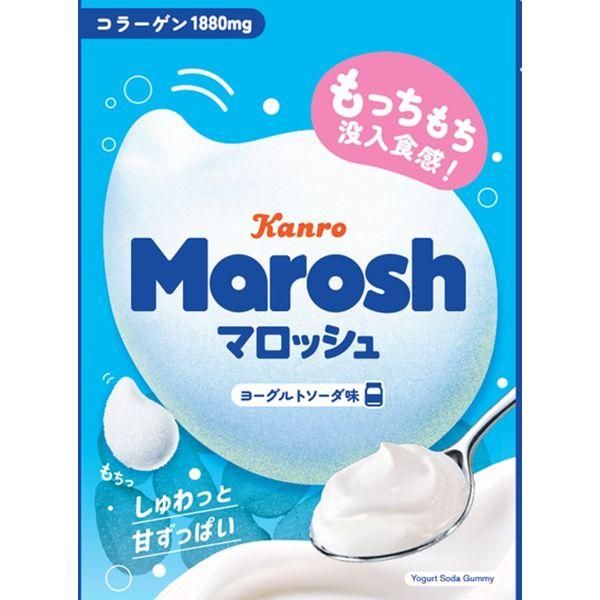 Kanro, Marosh, Yogurt Soda flavor marshmallow, 50g