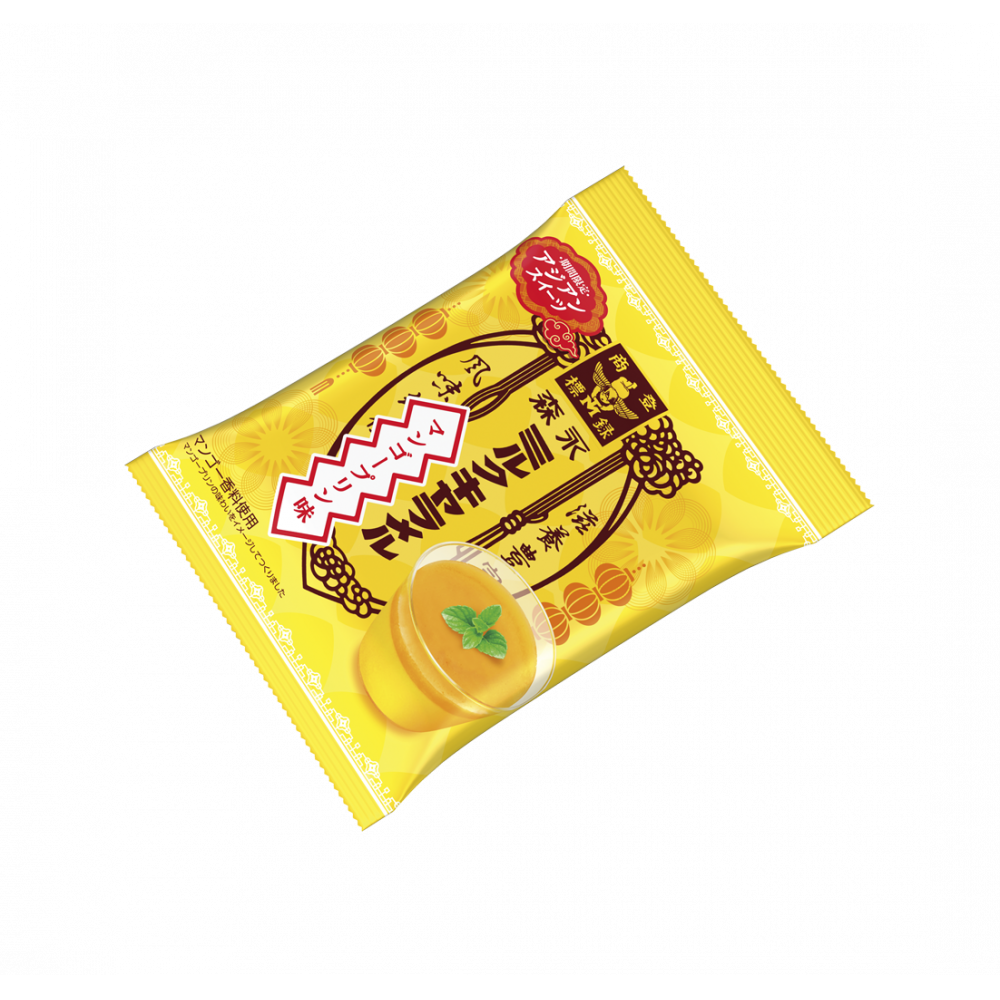 Morinaga, Milk Caramel, Mango Pudding flavor, 69g, in 1 bag