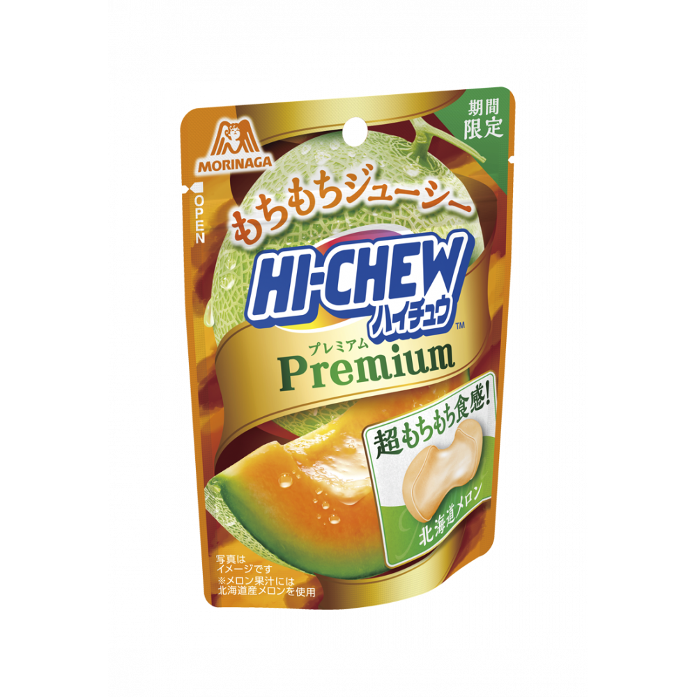 Morinaga "Hi-Chew Premium" Hokkaido Melon flavor, 35g