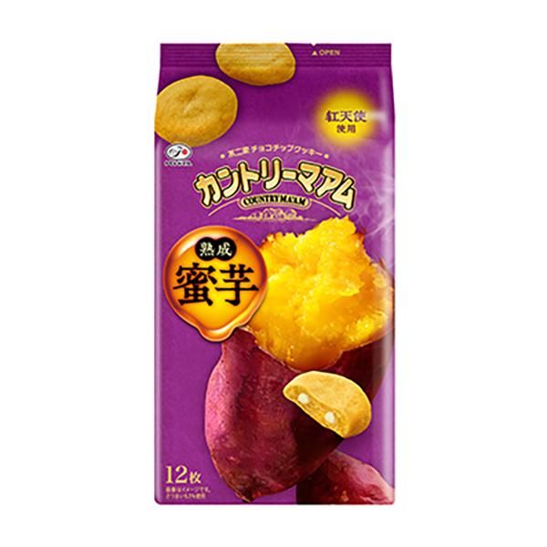 Fujiya, Country Ma'am, Soft Cookie, Sweet Potato Flavor, 12pcs