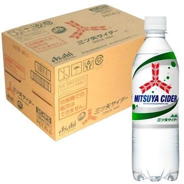 Asahi "Mitsuya Cider" 500ml Plastic Bottle x 24 Bottles