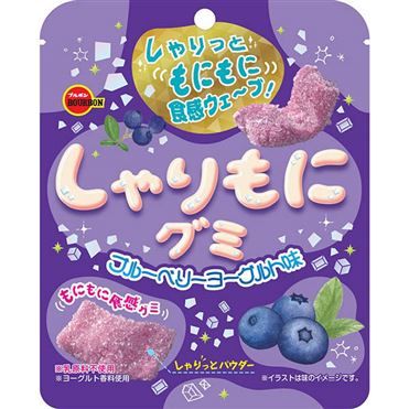 Bourbon, Sharimoni Gummy, Blueberry & yogurt flavor, 57g