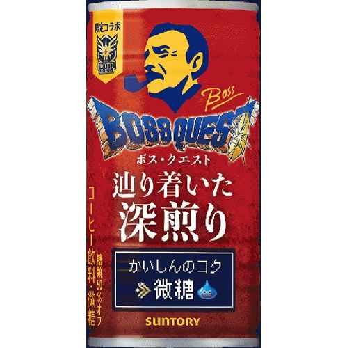 Suntory, Boss, "Boss Quest", Dragon Quest Collaboration, Coffee, 185g