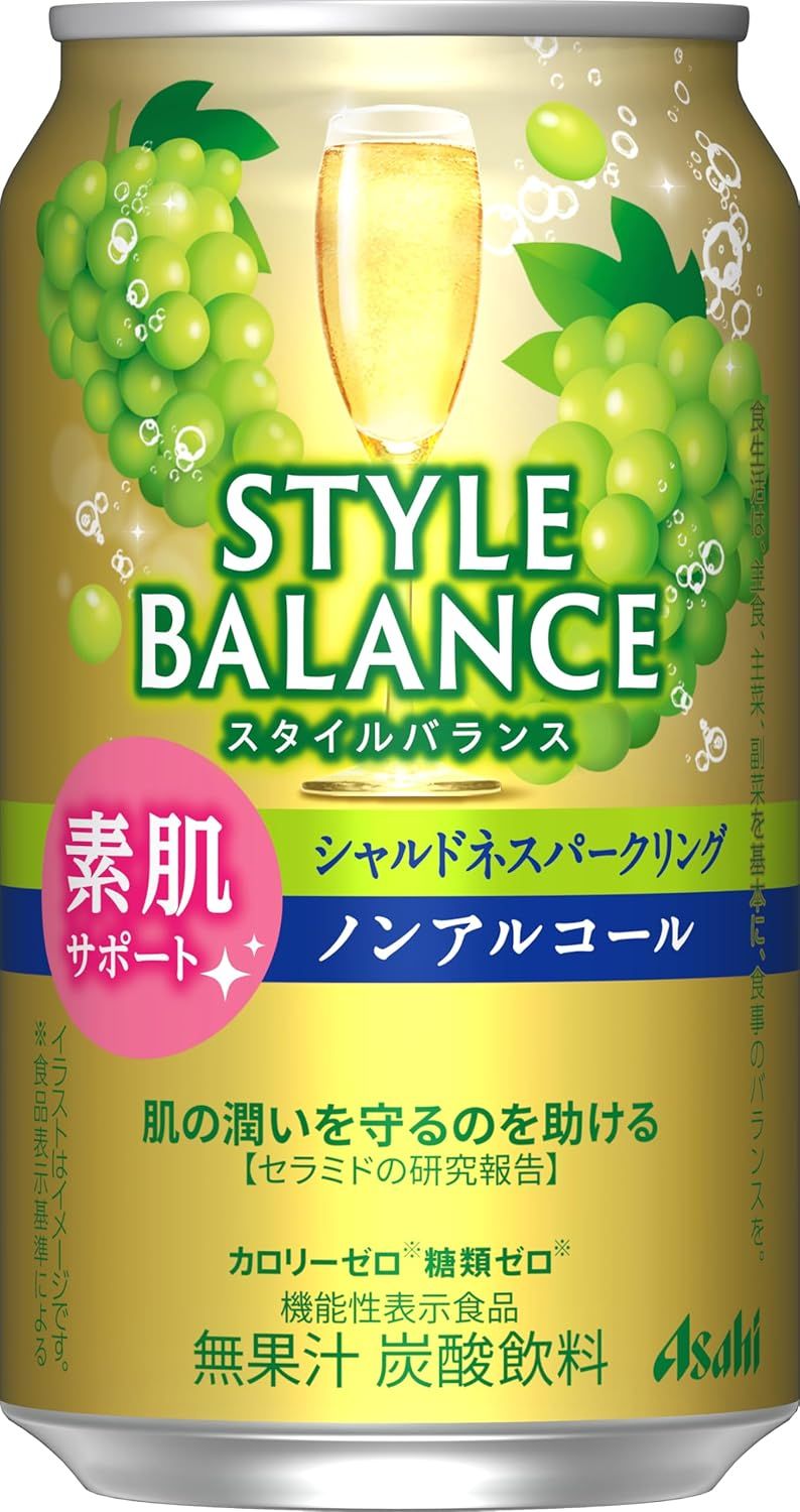 Asahi, Japanese Alcohol Free, Cocktail Taste Drink, "Style Balance, Chardonnay Sour", 350ml