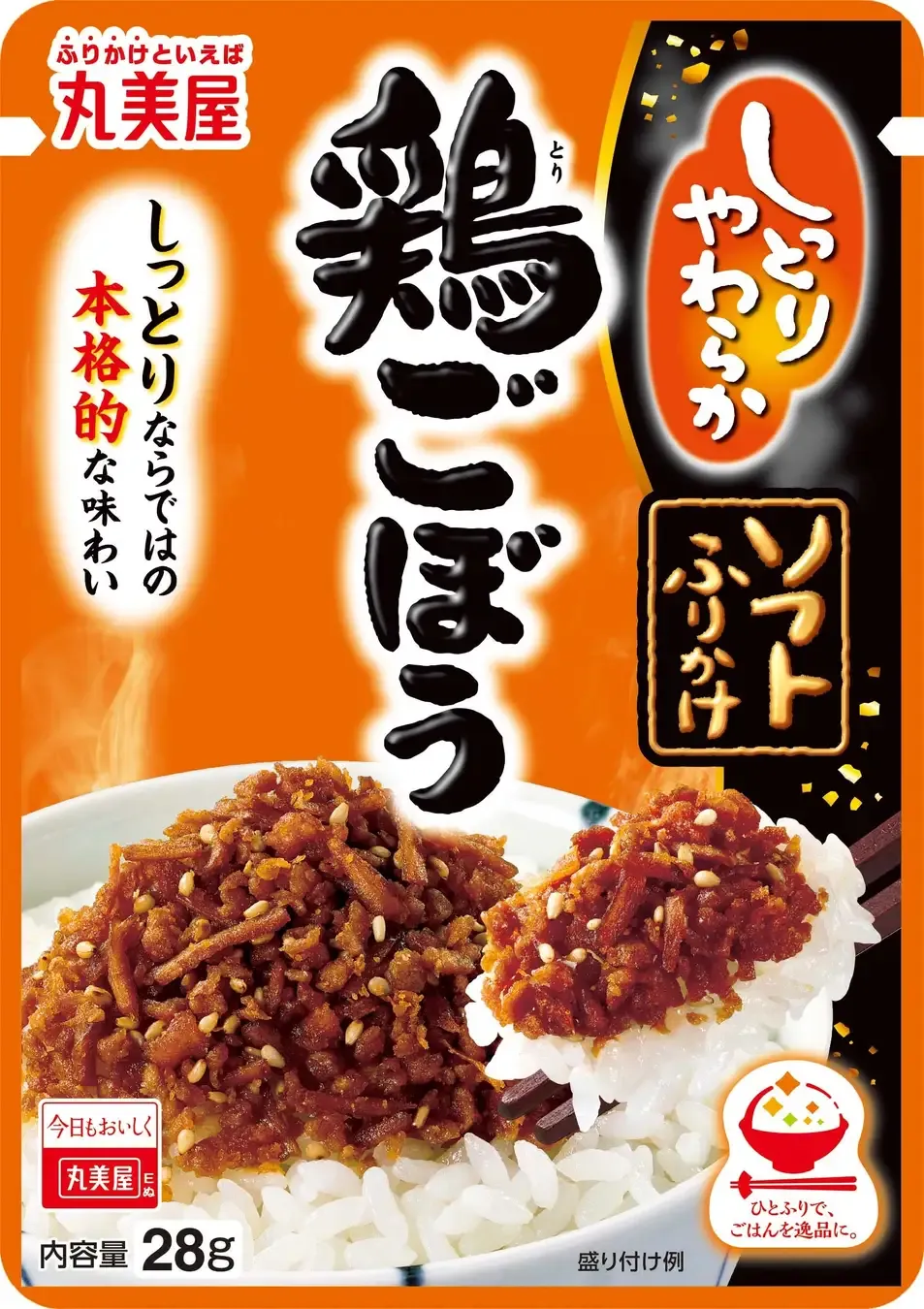 Marumiya "Soft Furikake, Tori Gobo", Bonito, Chicken and Burdock  28g