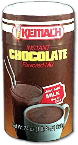 Kemach Instant Chocolate Mix, Hot or Cold Drink Mix, 24 oz