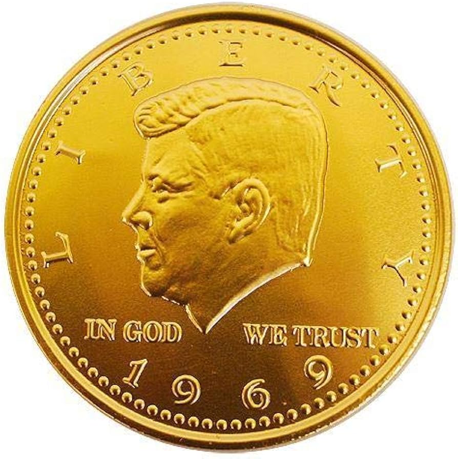 Fort Knox Mega Gold Medallion Milk Chocolate