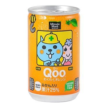 Coca-Cola, "Qoo, Orange Flavor"  160ml, Alu can