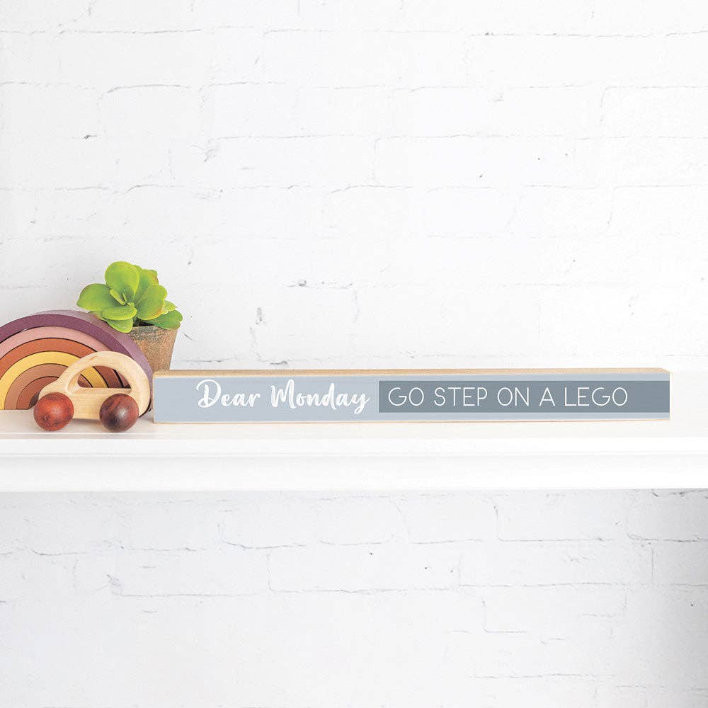 Rustic Marlin - Dear Monday Skinny Sign