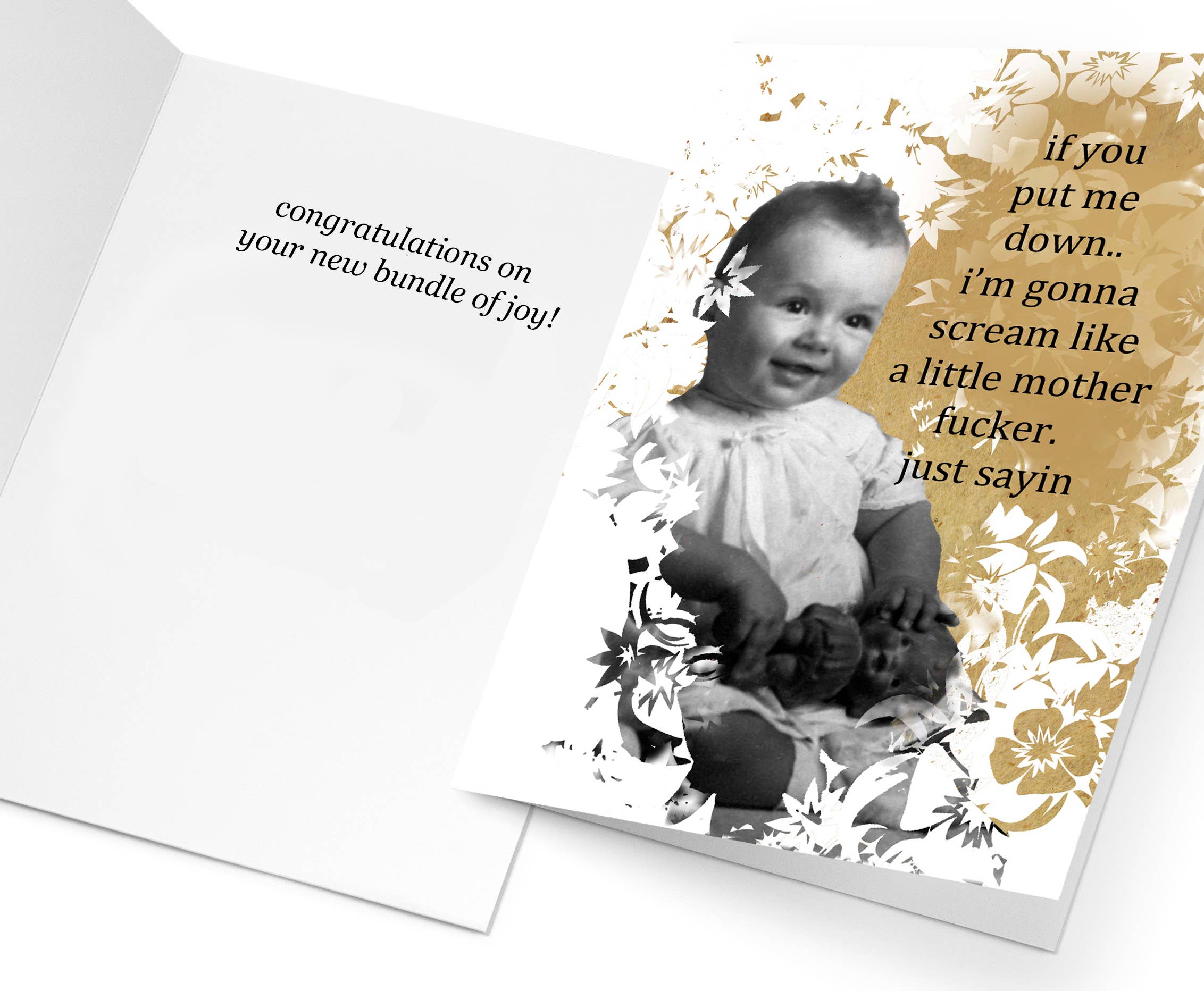 Erin Smith Art - 666 Bundle of Joy Greeting Card