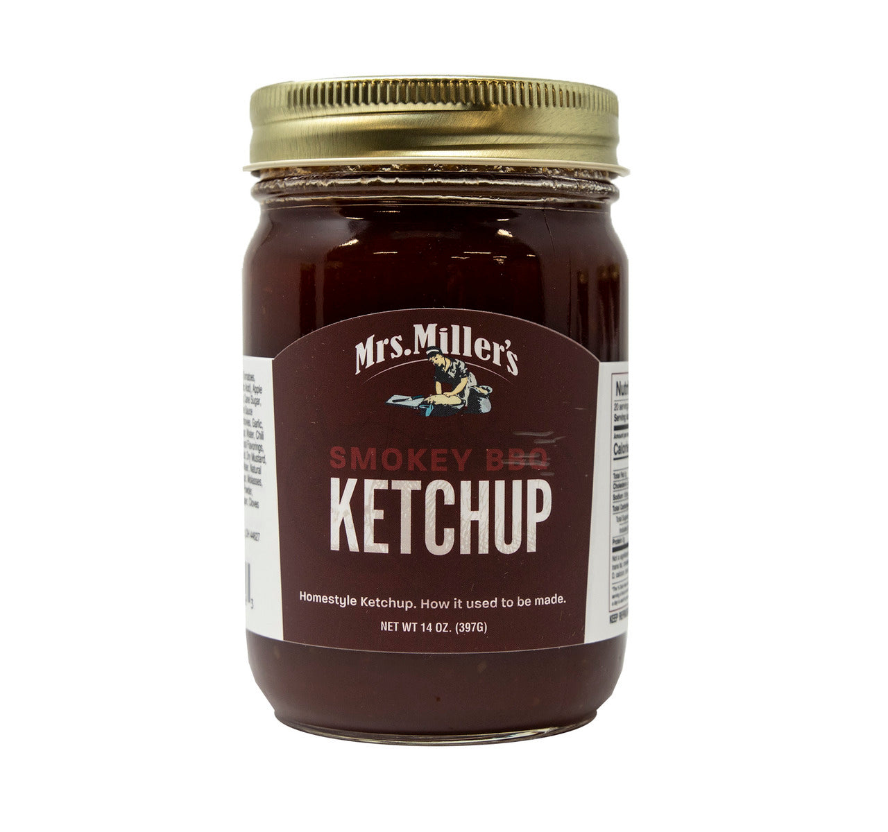 Mrs. Miller's Smokey BBQ Ketchup 14oz