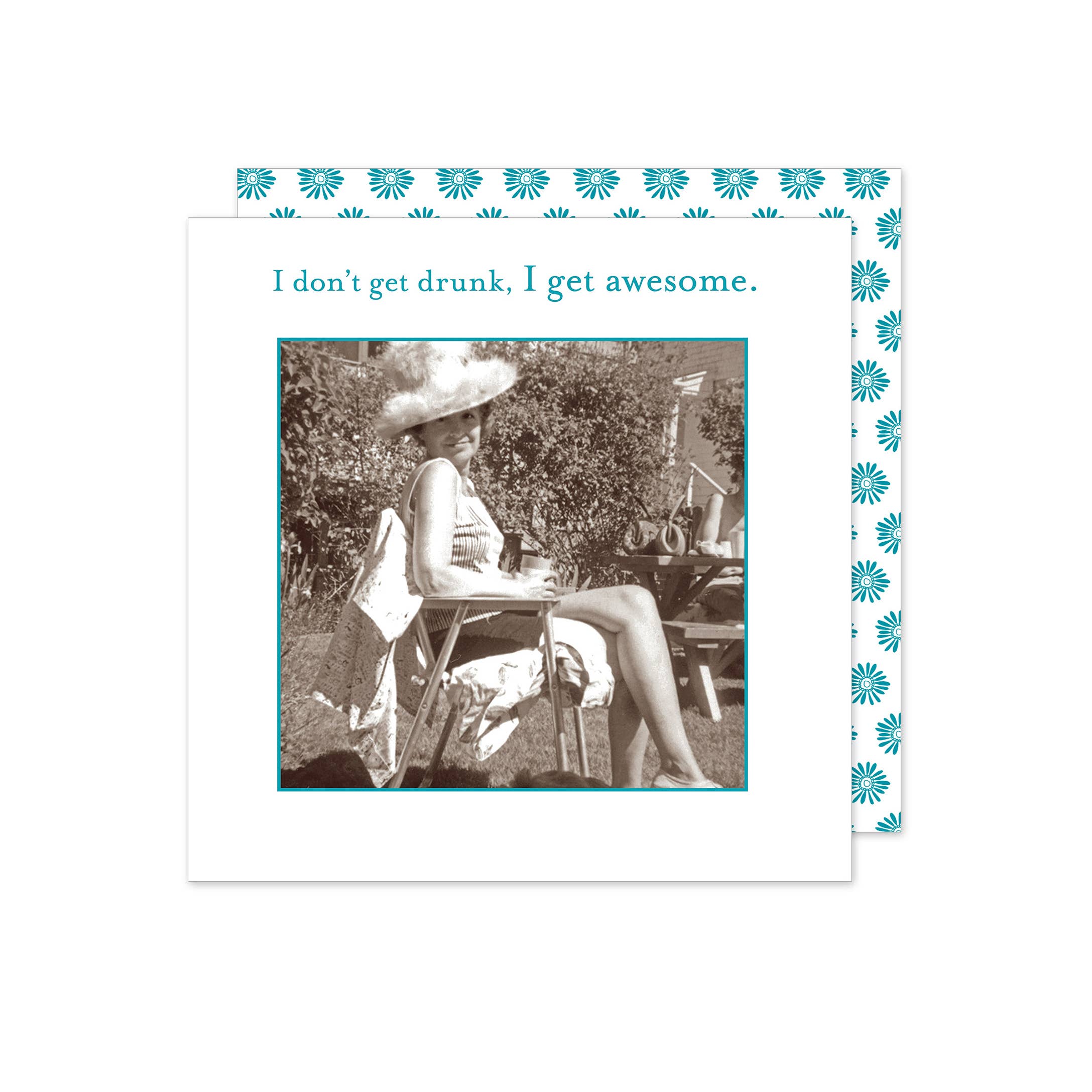 Shannon Martin Design - I Get Awesome Beverage Napkin