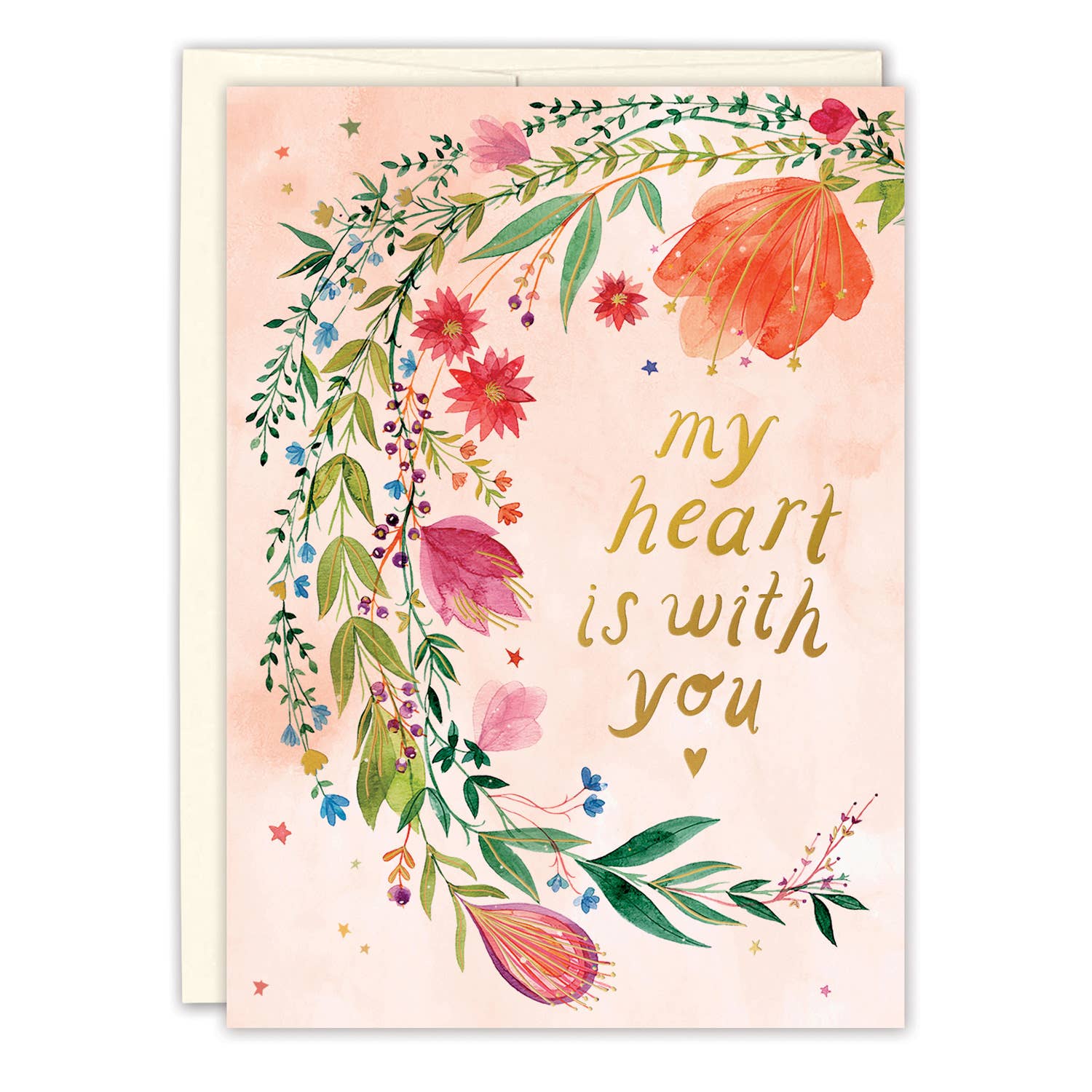 Biely & Shoaf - My Heart Is With You Sympathy Card