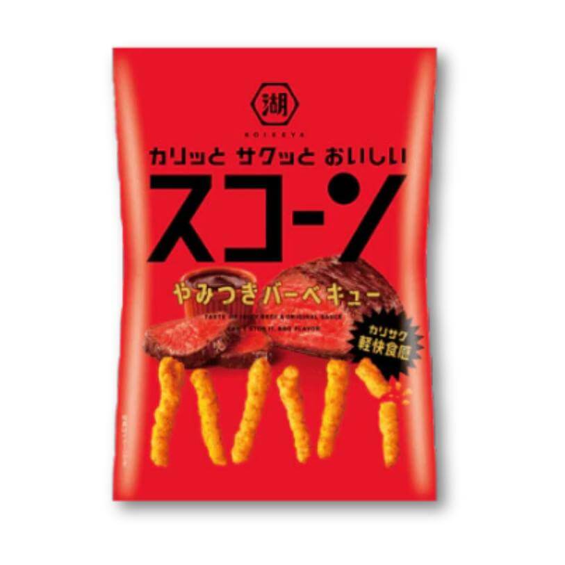 Koikeya Scone Corn Snacks - Yamitsuki BBQ