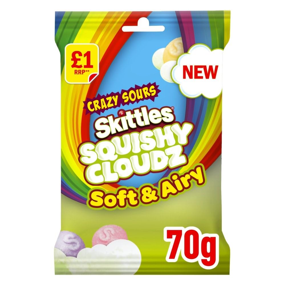 Skittles Squishy Cloudz - 70g