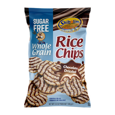 Shibolim Passover Sugar Free Whole Grain Rice Chips Chocolate Coated, 3.5 oz.