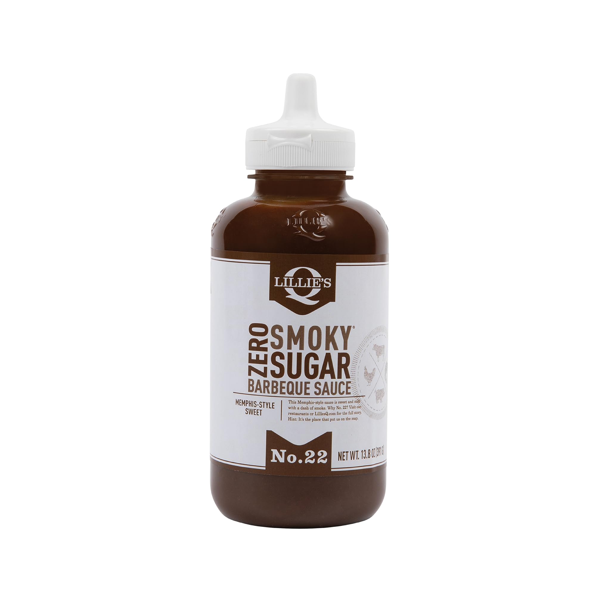 Lillie's Q Zero Sugar Smoky BBQ Sauce