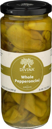 Divina - All Natural Pepperoncini, 15.5 Oz | Pack Of 6