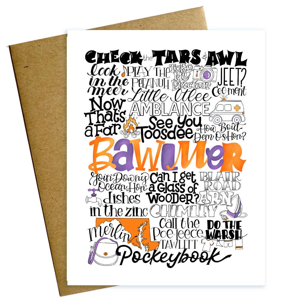 Maggie Moore Studio - Bawlmer Card