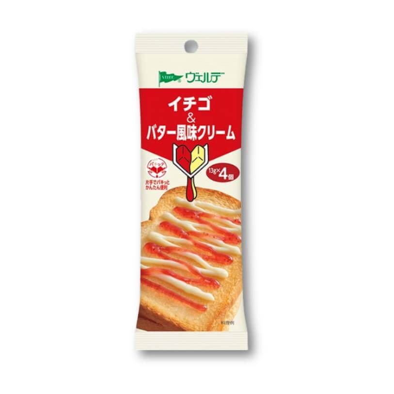 Aohata Toast Spread - Strawberry & Butter 4 pcs Pack