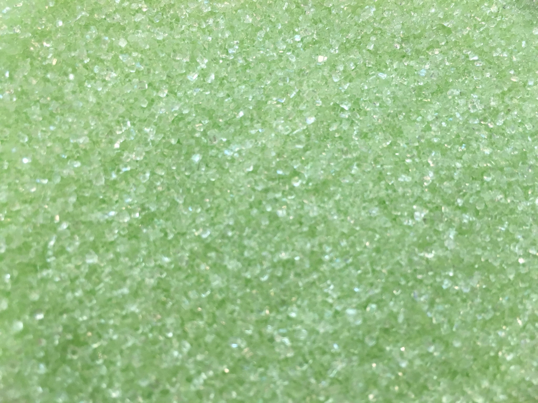 Pastel Green Crystal Sugar