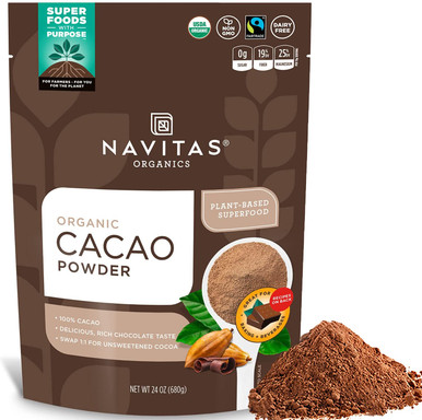 Navitas Organic Cacao Powder, 24 oz.