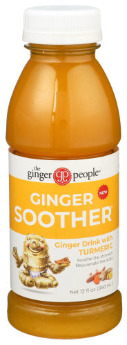 Ginger People – Ginger Turmeric Soother Beverage, 12 fl oz | Pack of 2