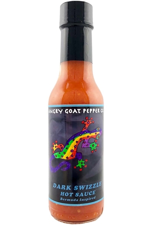Angry Goat Pepper Co. Dark Swizzle Hot Sauce, 5oz.