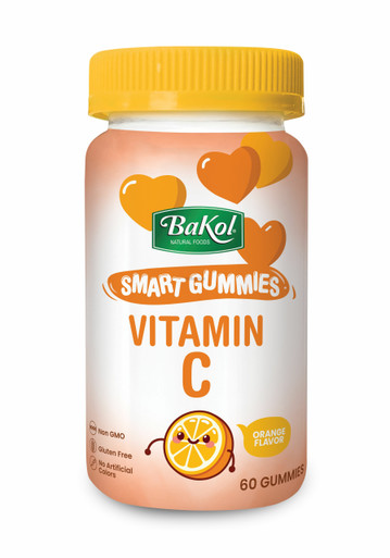 Bakol Vitamin C Orange Flavor, 60 Gummies