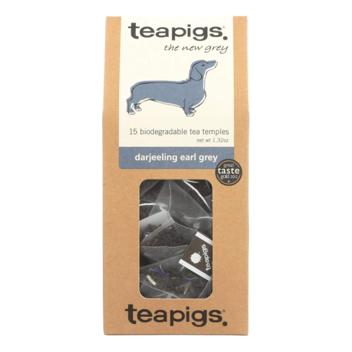 Teapigs - Darjeeling Earl Grey Tea, 15 Bags | Pack of 6