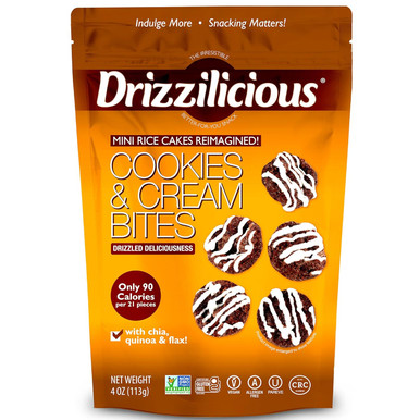 Drizzilicious Cookies and Cream Bites, 4 oz.