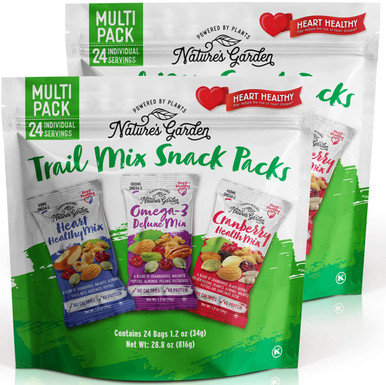 Nature's Garden Healthy Trail Mix Snack Pack, 28.8 oz. (Pack of 2)