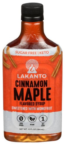 Lakanto, Cinnamon Maple Flavored Syrup, 13 oz | Pack of 8