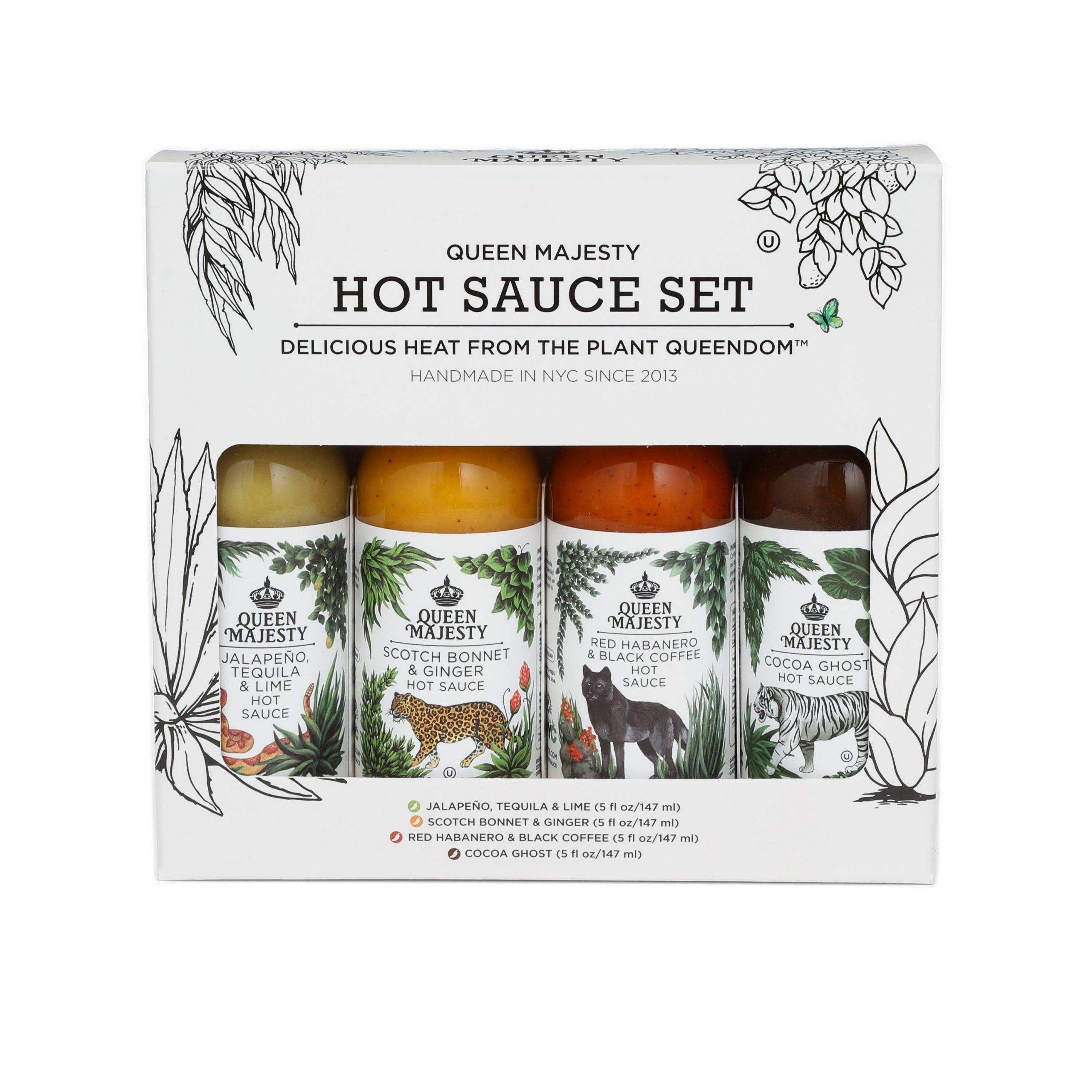 Queen Majesty Hot Sauce | 5oz Hot Sauce Set