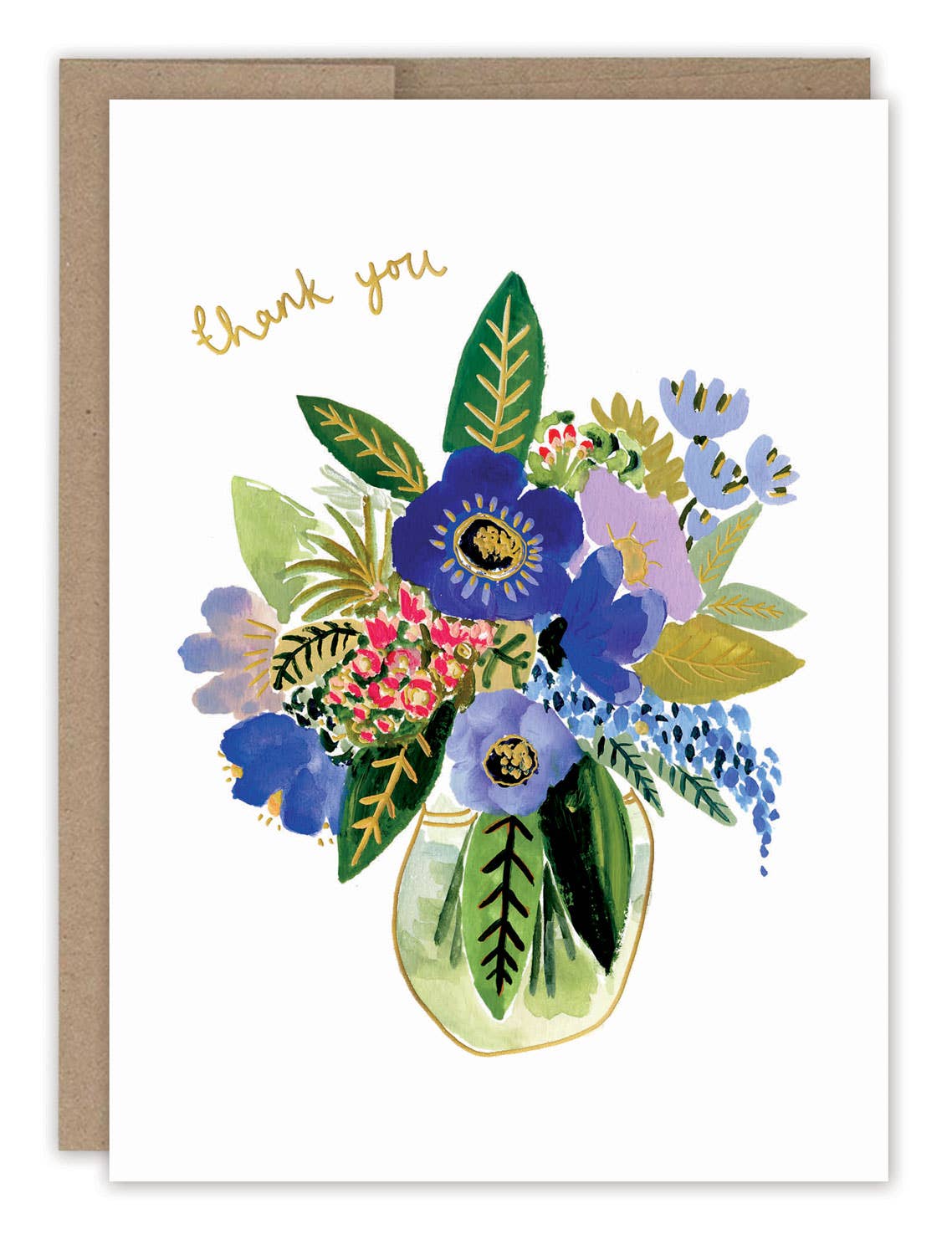 Biely & Shoaf - Vase Of Flowers Thank You Card