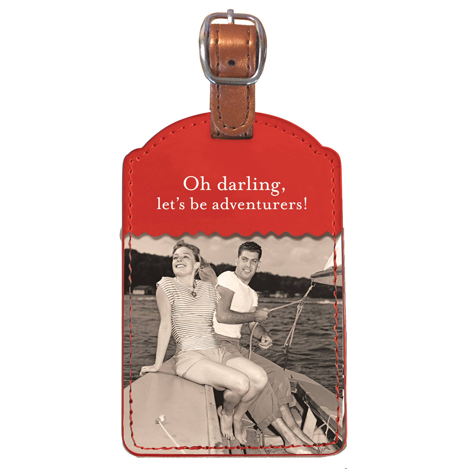 Shannon Martin Design - Let's Be Adventurers Luggage Tag