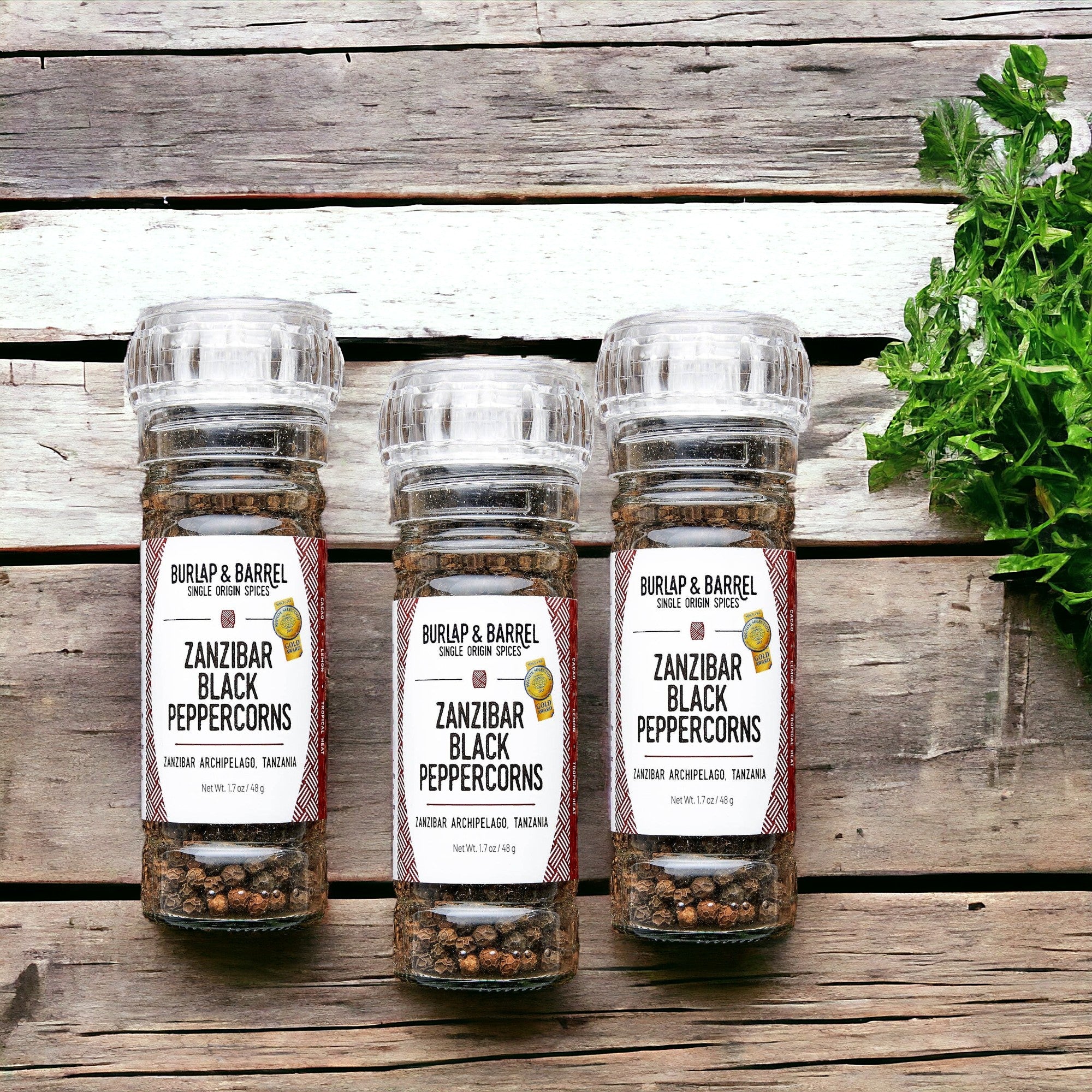 Burlap & Barrel - Zanzibar Black Peppercorns - Single Origin Spice & S