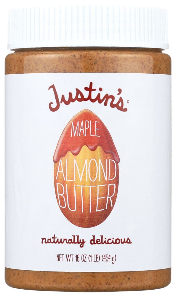 Justin's Natural Maple Almond Butter - 16 Oz | Pack of 6