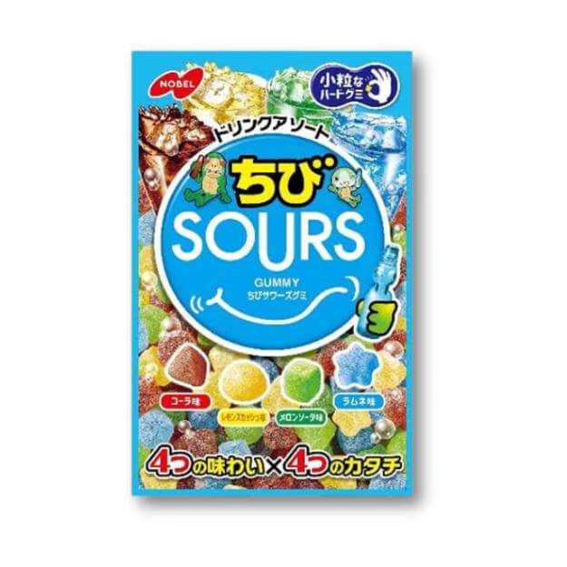 Nobel Chibi Sours Gummies - Assorted Drinks