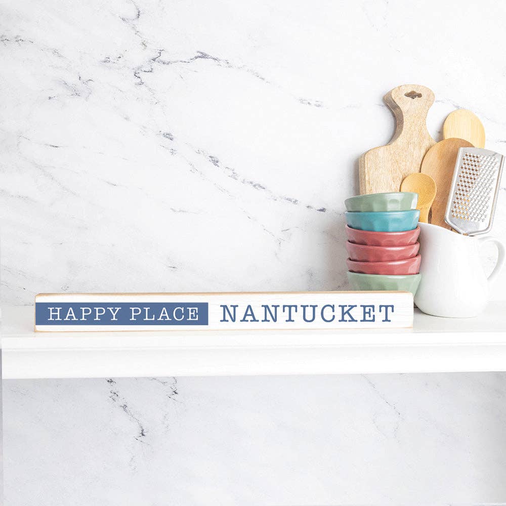 Rustic Marlin - Happy Place Fell's Point Skinny Sign