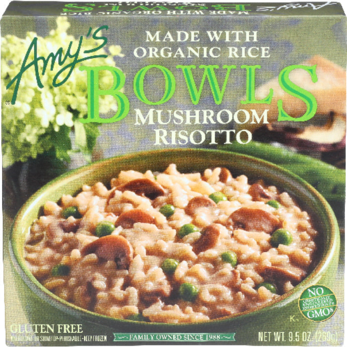 Amy's - Bowl Mushroom Risotto GF Organic, 9.5 oz | Pack of 12