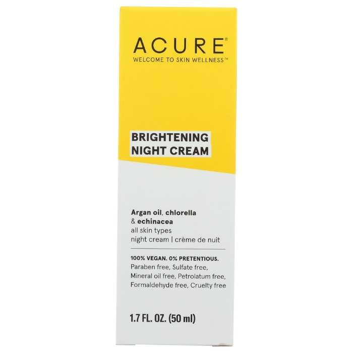 Acure - Brightening Night Cream | Delivered to Your Door by PlantX