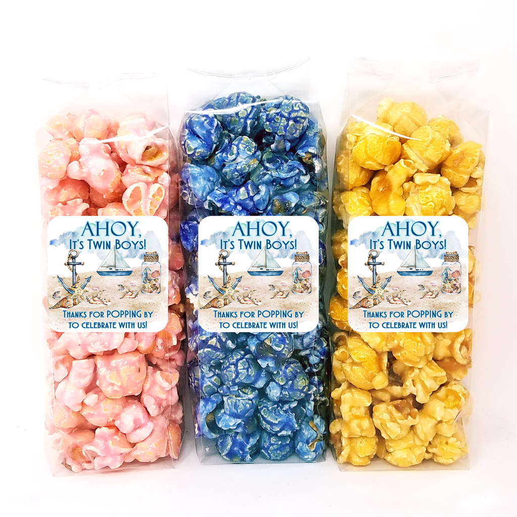 Ahoy! Nautical Baby Shower - Popcorn Favors