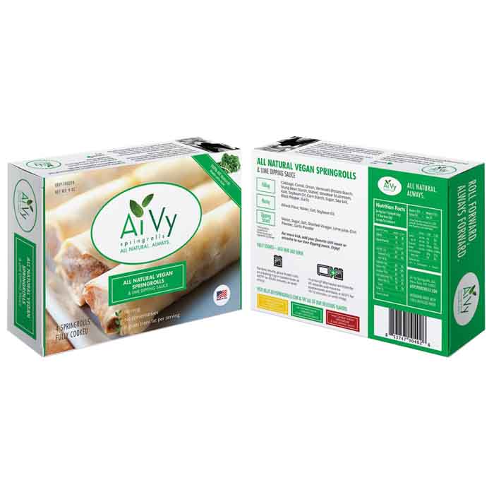 Ai Vy - Vegan Springrolls, 9oz | Multiple Flavors | Pack of 10