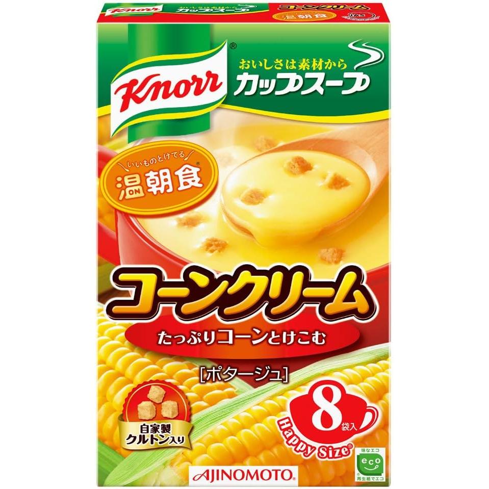 Ajinomoto Knorr Instant Creamy Corn Soup With Croutons 8 Servings