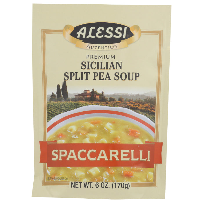 Alessi - Split Pea Soup Mix, 6 Oz (Pack of 6)